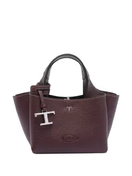 Tod's: Красная сумка-шоппер 