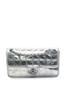 CHANEL Pre-Owned: Серебристая сумка 