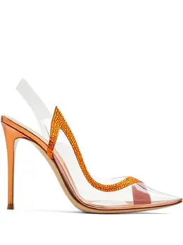 Gianvito Rossi: Оранжевые туфли 