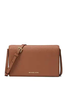 Michael Michael Kors: Коричневая сумка через плечо 