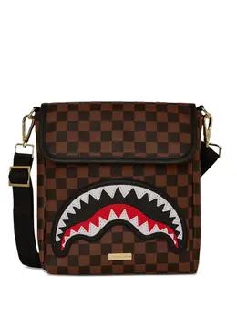 Sprayground: Коричневая сумка через плечо 