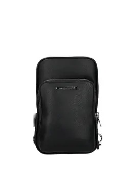 Armani Exchange: Чёрная сумка 