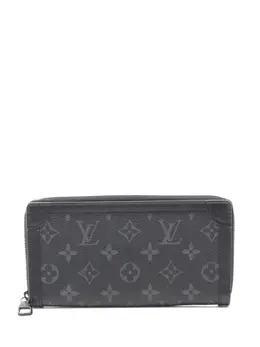 Louis Vuitton Pre-Owned: Чёрный кошелёк 