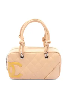 CHANEL Pre-Owned: Бежевая сумка 