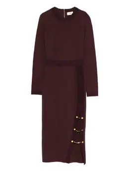 Elisabetta Franchi: Коричневое платье 