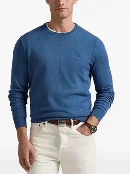 Polo Ralph Lauren: Голубой свитер 