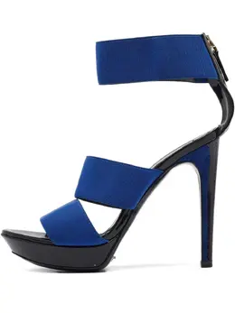 Fendi Pre-Owned: Голубые босоножки 