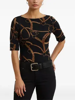 Lauren Ralph Lauren: Футболка с принтом 