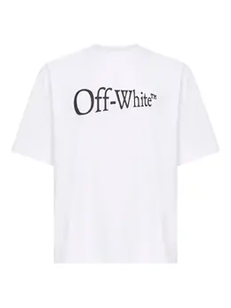 Off-White: Футболка с принтом 