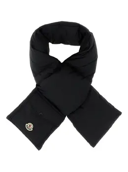 Moncler: Чёрный шарф 