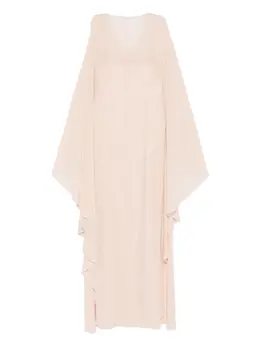 Alberta Ferretti: Платье с оборками 