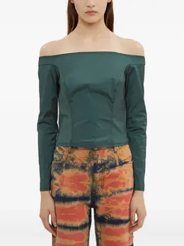 Eckhaus Latta: Зелёный корсет 