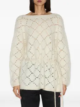 ISABEL MARANT: Белый свитер 