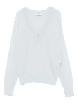Elisabetta Franchi: Голубой свитер 