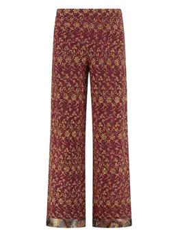 ETRO: Брюки с растительным принтом 