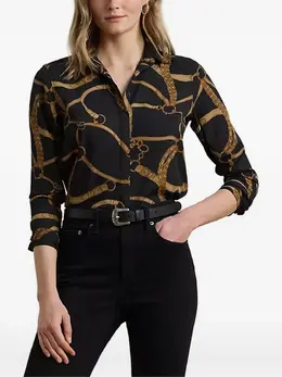 Lauren Ralph Lauren: Рубашка с принтом 