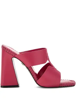 Roberto Cavalli: Розовые сабо  Mirror Snake