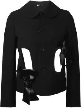 Comme Des Garçons: Куртка с бантом 