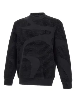 Emporio Armani: Чёрный свитшот 