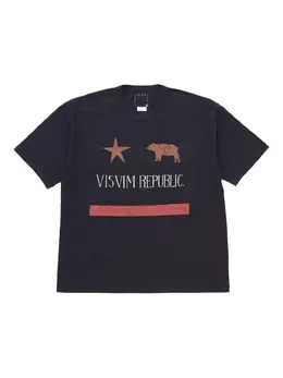 visvim: Синяя футболка 