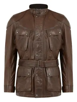 Belstaff: Кожаная куртка 