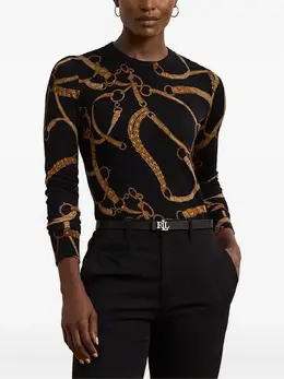 Lauren Ralph Lauren: Свитер с принтом 