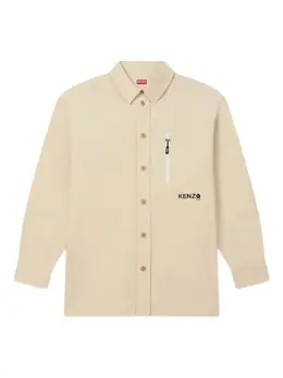 Kenzo: Рубашка с карманами 