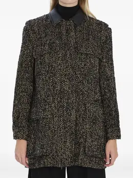 Max Mara: Кожаная куртка 