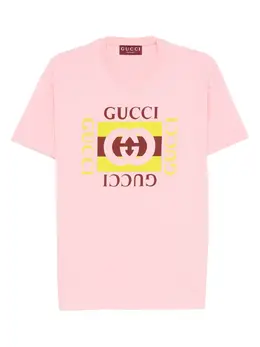 Gucci: Футболка с принтом 