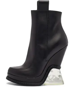Fendi Pre-Owned: Чёрные ботинки 