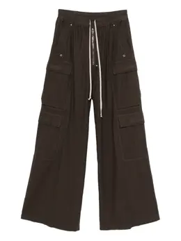 Rick Owens DRKSHDW: Брюки  Cargo из шерсти
