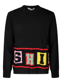 Comme Des Garçons Shirt: Чёрный свитер 