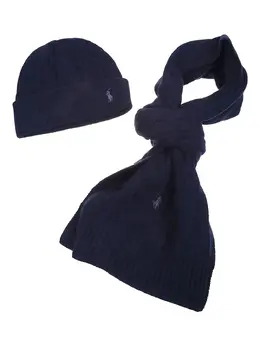 Polo Ralph Lauren: Синий шарф 