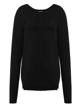 Alberta Ferretti: Чёрный свитер 
