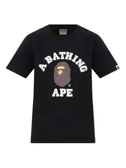 A BATHING APE®: Чёрная футболка 