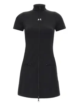 Courrèges: Платье с коротким рукавом 