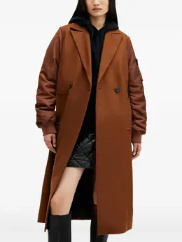 AllSaints: Пальто из шерсти 