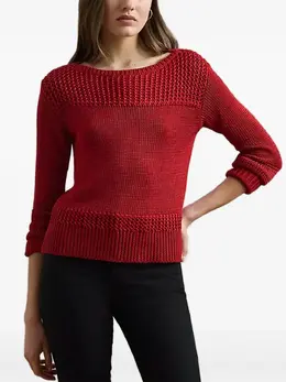 Lauren Ralph Lauren: Красный свитер 