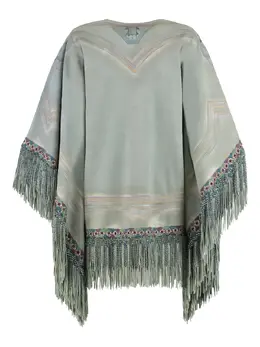 ETRO: Плащ бахромой 