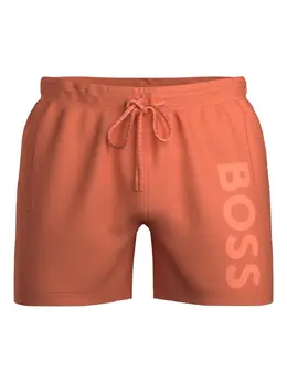 BOSS: Оранжевые шорты 