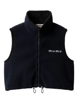 Miu Miu: Флисовый топ 