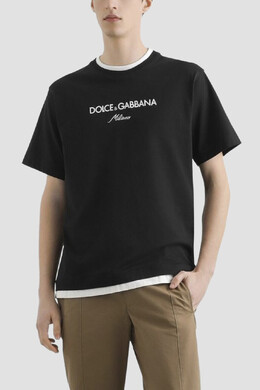 Dolce & Gabbana: Футболка с вышивкой 