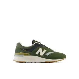 New Balance: Зелёные кроссовки  997