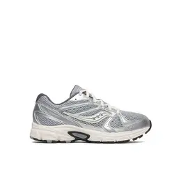 Saucony: Серебристые кроссовки 