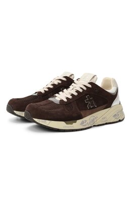 Premiata: Коричневые кроссовки  Mased