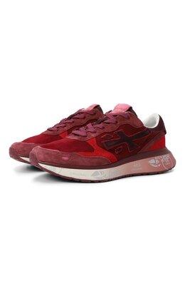Premiata: Красные кроссовки 