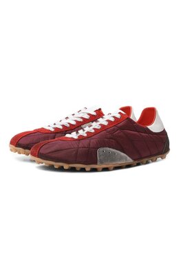 Maison Margiela: Бордовые кроссовки 