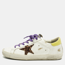 Golden Goose: Белые кроссовки  Super Star