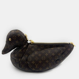 Louis Vuitton: Коричневая сумка 