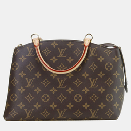 Louis Vuitton: Коричневая сумка 
